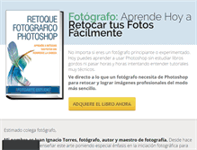 Tablet Screenshot of libroretoquefotografico.com
